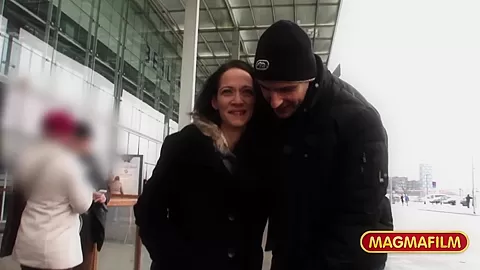 Aymie Eng in German Step mom Public Berlin - MagmaFilm