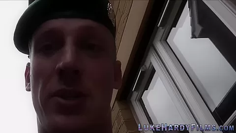 Buxom blonde sucking cock