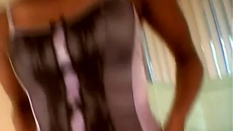 Demure cock sucking ebony teen 18+ strips