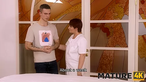 MATURE4K. After appreciating massage man invites woman to have hot sex