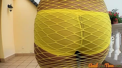 ATM babe in high heel boots 3some assfucked in closeup