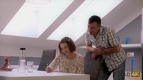 OLD4K. Relaxing sex with an experienced and mature lover
