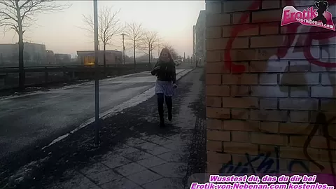 german amateur teen 18+ piss in public in her bag
