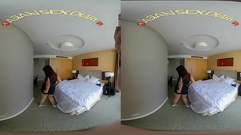 Chubby Asian Gets Huge Creampie - Amateur Asian Babe Blowjob and POV Sex