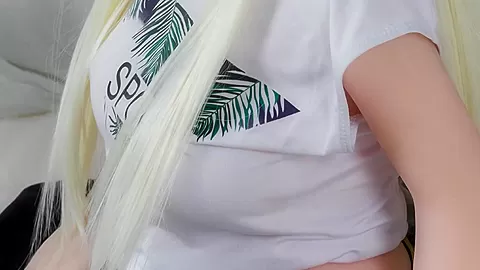 Mini Love Doll is a big tits teen 18+ Blonde perfect Deepthroat or Blowjob