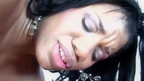 Foot fetish ebony gaggs on big black cock
