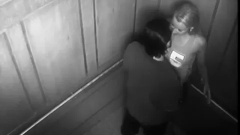 Elevator to pussy heaven slut rides dick