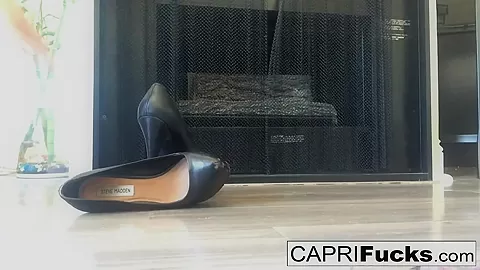 Capri in her high heels