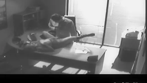 Office slut bangs the boss on secret sex tape
