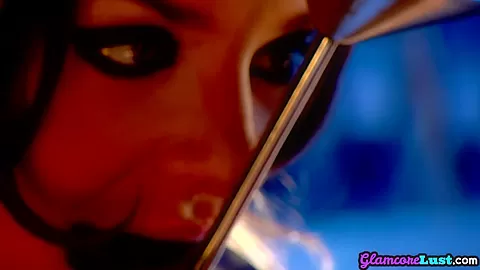 Glamour lesbian squirts while fingered by asian girlfriend