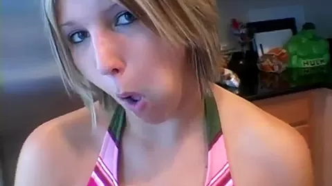 teen 18+ banana blowjob tease