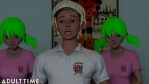 ADULT TIME - Hentai Sex University Prodigy Dominates Principal's Pussy For His Midterm Exam