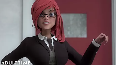 ADULT TIME - Hentai Sex University Prodigy Dominates Principal's Pussy For His Midterm Exam