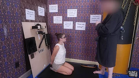 Bad behaved teen 18+ gets gagged