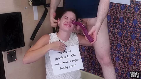 Bad behaved teen 18+ gets gagged