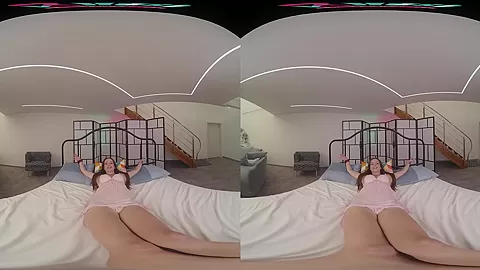 You Can Do Anything You Want To Me - Pornstar in Lingerie Tied to Bed