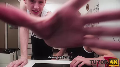 TUTOR4K. Guy set cameras and was right because they helped him fuck teacher
