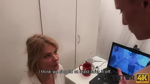 TUTOR4K. Guy set cameras and was right because they helped him fuck teacher