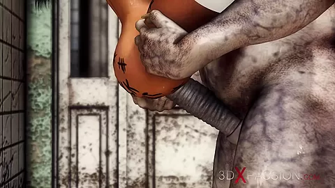 Super hot sexy college girl gets fucked hard by an Evil clown in an abandoned hospital