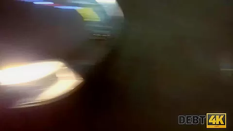 DEBT4k. Pumped bull fucks the debtor after she blows mighty dick