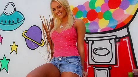 Great blowjob by a tan blonde