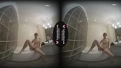 Hot Redhead Goes Intimate In The Tub - BaberoticaVR