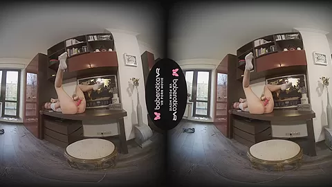 Chicago shows us how she relaxes at home alone with her pink dildo - BaberoticaVR