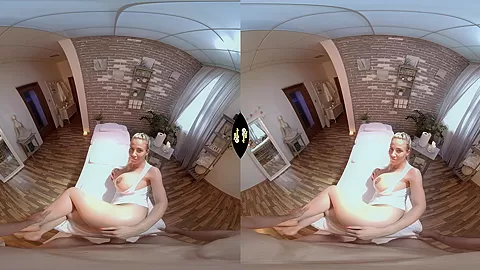 Massage with Bonus - Big Tits Blonde Hardcore Erotic Massage
