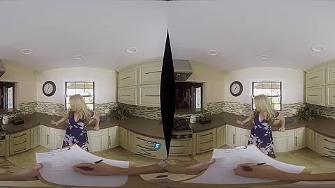 MilfVR - Caulking in the Kitchen