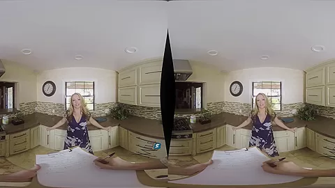MilfVR - Caulking in the Kitchen
