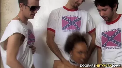 Aja Cummings Interracial Orgy