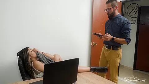 My Boss Discovers Me Masturbate At Work - Armyproductions