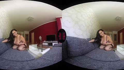 Big Ass And Tits Brunette Tease You - VRPussyVision