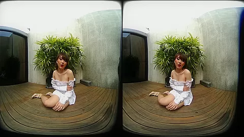 Young Asian Girl Outdoor Posing - VRPussyVision