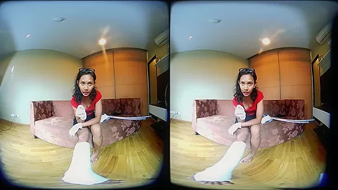 Evil With Cast Leg - How It Started - VRPussyVision