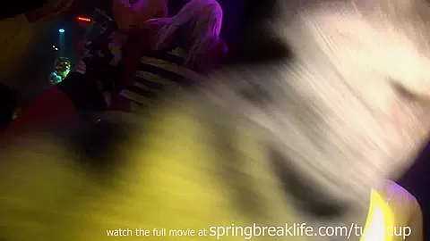SpringBreakLife Video: Club Girls Up Skirt