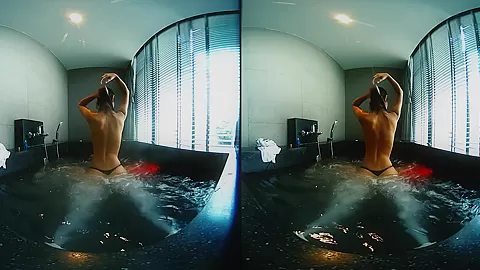Big Tits teen 18+ Have Fun In Jacuzzi - VRPussyVision