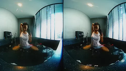 Big Tits teen 18+ Have Fun In Jacuzzi - VRPussyVision