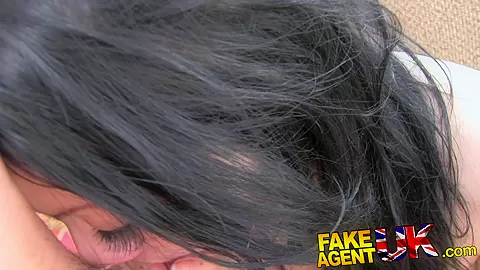 Tattooed minx surprises agent with amazing fucking skills