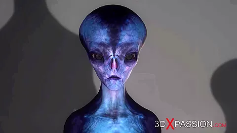Area 51. A sexy young blonde gets fucked hard by sci-fi soldier in the lab