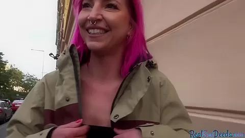 Redhead russian babe gets sex doggystyle