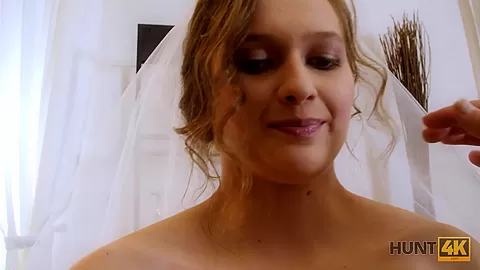 HUNT4K. Attractive Czech bride spends first night with rich stranger