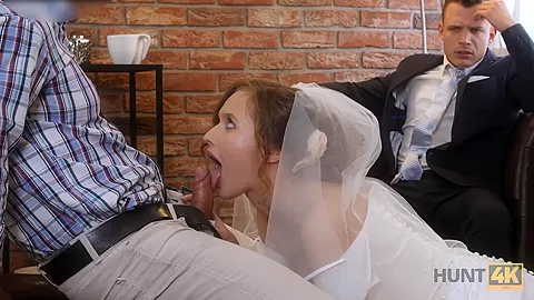 HUNT4K. Attractive Czech bride spends first night with rich stranger