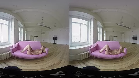 Tight Blonde Morning Striptease