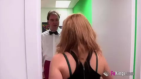 Big Boobed dollege girl and bouncer will fuck today