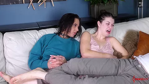 Bdsm babes get interviewed bts