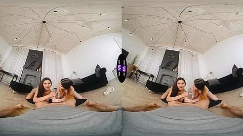Trio Orgasms On The Floor - Tmwvrnet