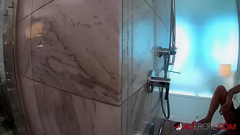 Marie Bossette Piercing Play While Taking a Shower
