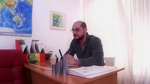 If Karolin wants to pass the class she has to fuck her teacher