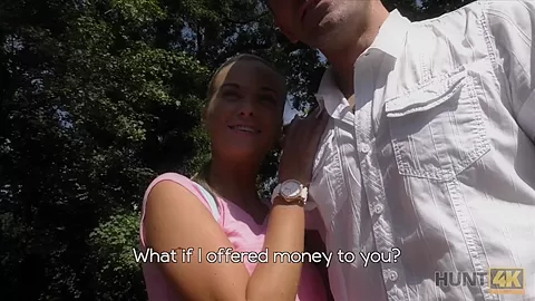 HUNT4K. She almost lost her wallet but found crazy sex